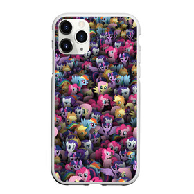 Чехол для iPhone 11 Pro Max матовый с принтом My Little Pony Персонажи , Силикон |  | stickerbombing