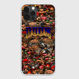 Чехол для iPhone 12 Pro Max с принтом Doom Все монстры (pixel art) , Силикон |  | 