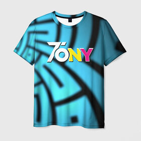 Мужская футболка 3D с принтом TonyCreative 5 , 100% полиэфир | прямой крой, круглый вырез горловины, длина до линии бедер | minecraft | teamcrtv | tony | tony creative | tonycreative | yotube | блоггер | блогер | майнкрафт | тони | тони креатив | ютуб | ютьюб