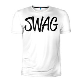 Мужская футболка 3D спортивная с принтом SWAG свитшот , 100% полиэстер с улучшенными характеристиками | приталенный силуэт, круглая горловина, широкие плечи, сужается к линии бедра | Тематика изображения на принте: 