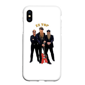 Чехол для iPhone XS Max матовый с принтом ZZ TOP , Силикон | Область печати: задняя сторона чехла, без боковых панелей | blues | rock | zz top | блюз | зизи топ | музыка | рок