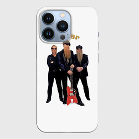 Чехол для iPhone 13 Pro с принтом ZZ TOP ,  |  | Тематика изображения на принте: blues | rock | zz top | блюз | зизи топ | музыка | рок