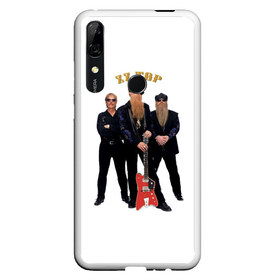 Чехол для Honor P Smart Z с принтом ZZ TOP , Силикон | Область печати: задняя сторона чехла, без боковых панелей | Тематика изображения на принте: blues | rock | zz top | блюз | зизи топ | музыка | рок