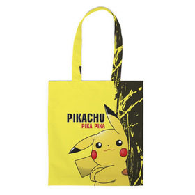 Сумка 3D повседневная с принтом Pikachu Pika Pika , 100% полиэстер | Плотность: 200 г/м2; Размер: 34×35 см; Высота лямок: 30 см | go | pikachu | pokemon | го | пика | пикачу | покемон