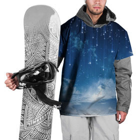 Накидка на куртку 3D с принтом Звездное небо , 100% полиэстер |  | Тематика изображения на принте: вселенная | галактика | звезды | небо | ночь