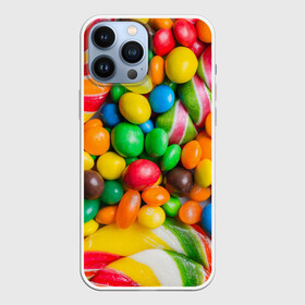 Чехол для iPhone 13 Pro Max с принтом Сладкоежка ,  |  | Тематика изображения на принте: вкуснотища | вкусняшки | глазурь | жевачка | карамель | карамельки | конфетки | конфеты | леденец | мармеладки | сахар | сладости