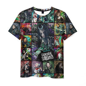 Мужская футболка 3D с принтом Suicide Squad Enchantress , 100% полиэфир | прямой крой, круглый вырез горловины, длина до линии бедер | enchantress | june moone | suicide squad | кара делевинь