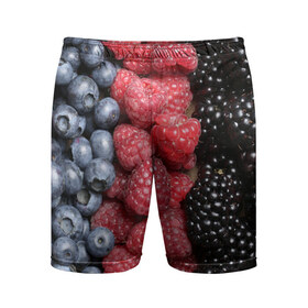 Мужские шорты 3D спортивные с принтом Сочные ягоды ,  |  | богатый урожай | брусника | ерга | земляника | клубника | клюква | малина | морожка | облепиха | рябина | смородина | сок | сочные плоды | фрукты | черника | черноплодка | шиповник | ягоды