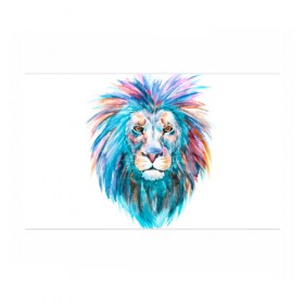 Бумага для упаковки 3D с принтом Живописный лев , пластик и полированная сталь | круглая форма, металлическое крепление в виде кольца | lion | грива | дикая кошка | добыча | животное | зверь | искусство | картина | клыки | когти | король джунглей | лев | макет | мясо | набросок | портрет | хищник | царь зверей | эскиз