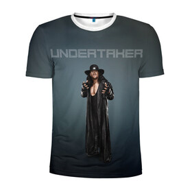 Мужская футболка 3D спортивная с принтом Undertaker WWE , 100% полиэстер с улучшенными характеристиками | приталенный силуэт, круглая горловина, широкие плечи, сужается к линии бедра | undertaker | wwe | рестлинг | спорт