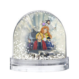 Снежный шар с принтом Fullmetal Alchemist , Пластик | Изображение внутри шара печатается на глянцевой фотобумаге с двух сторон | anime | алхимик | стальной алхимик