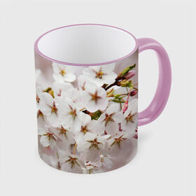 Кружка 3D с принтом Весеннее цветение , керамика | ёмкость 330 мл | белый | весна | лепестки | прикольные картинки | цветочки | цветы