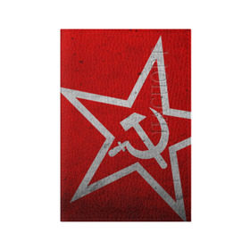 Обложка для паспорта матовая кожа с принтом СССР: Серп и Молот , натуральная матовая кожа | размер 19,3 х 13,7 см; прозрачные пластиковые крепления | ussr | герб | звезда | коммунизм | кпсс | красный | молот | рф | серп | советский | союз | ссср