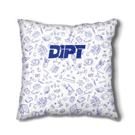 Подушка 3D с принтом DIPT , наволочка – 100% полиэстер, наполнитель – холлофайбер (легкий наполнитель, не вызывает аллергию). | состоит из подушки и наволочки. Наволочка на молнии, легко снимается для стирки | 