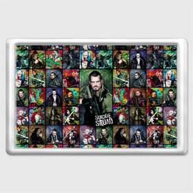 Магнит 45*70 с принтом Suicide Squad Rick Flag , Пластик | Размер: 78*52 мм; Размер печати: 70*45 | suicide squad | юэль киннаман rick flag