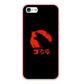 Чехол для iPhone 5/5S матовый с принтом Godzilla , Силикон | Область печати: задняя сторона чехла, без боковых панелей | cinema | film | godzilla | monster | годзила | годзилла | кино | монстр | фильм