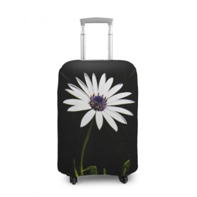 Чехол для чемодана 3D с принтом Цветок счастья , 86% полиэфир, 14% спандекс | двустороннее нанесение принта, прорези для ручек и колес | лепестки | прикольные картинки | цветочки | цветы