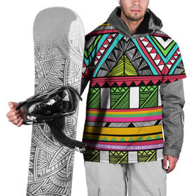 Накидка на куртку 3D с принтом Зимбабве , 100% полиэстер |  | Тематика изображения на принте: африка | орнамент | этнический | этно