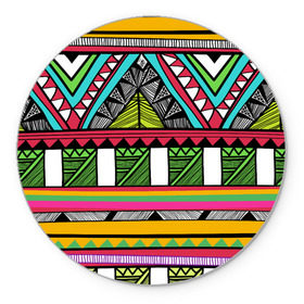 Коврик круглый с принтом Зимбабве , резина и полиэстер | круглая форма, изображение наносится на всю лицевую часть | африка | орнамент | этнический | этно
