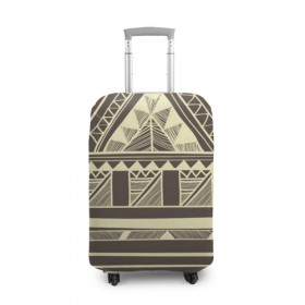 Чехол для чемодана 3D с принтом Камерун , 86% полиэфир, 14% спандекс | двустороннее нанесение принта, прорези для ручек и колес | орнамент | этнический | этно