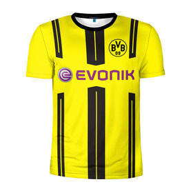 Мужская футболка 3D спортивная с принтом Borussia Dortmund , 100% полиэстер с улучшенными характеристиками | приталенный силуэт, круглая горловина, широкие плечи, сужается к линии бедра | Тематика изображения на принте: боруссия | дортмунд