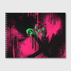 Альбом для рисования с принтом csgo - Neon Revolution , 100% бумага
 | матовая бумага, плотность 200 мг. | cs | csgo | го | кс