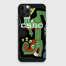 Чехол для iPhone 12 Pro Max с принтом cs:go - Fire Serpent (Огненный змей) , Силикон |  | ak | cs | csgo | fire | seprent | го | змей | кс | огненный | тайное