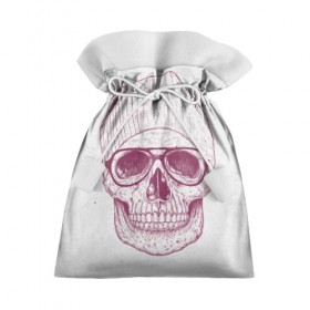 Подарочный 3D мешок с принтом Cool Skull , 100% полиэстер | Размер: 29*39 см | красивый | крутой | очки | рисунок | узор | череп