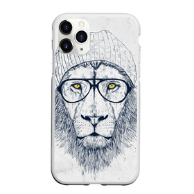 Чехол для iPhone 11 Pro матовый с принтом Cool Lion , Силикон |  | Тематика изображения на принте: красивый | крутой | лев | львица | очки | рисунок | узор
