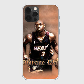 Чехол для iPhone 12 Pro Max с принтом Баскетболист Dwyane Wade , Силикон |  | chicago bulls | баскетбол | буллз | дуэйн уэйд | нба | чикаго