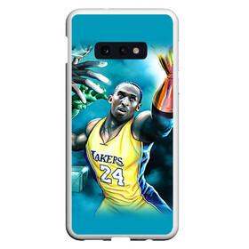 Чехол для Samsung S10E с принтом Kobe Bryant , Силикон | Область печати: задняя сторона чехла, без боковых панелей | kobe bryant | lakers | los angeles lakers | nba. | баскетбол | баскетболист | коби брайант | лайкерс | лос анджелес лейкерс | нба