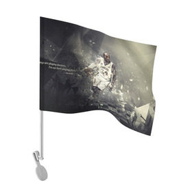 Флаг для автомобиля с принтом Kobe Bryant , 100% полиэстер | Размер: 30*21 см | kobe bryant | lakers | los angeles lakers | nba. | баскетбол | баскетболист | коби брайант | лайкерс | лос анджелес лейкерс | нба