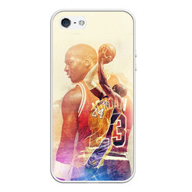 Чехол для iPhone 5/5S матовый с принтом Kobe Bryant , Силикон | Область печати: задняя сторона чехла, без боковых панелей | kobe bryant | lakers | los angeles lakers | nba. | баскетбол | баскетболист | коби брайант | лайкерс | лос анджелес лейкерс | нба