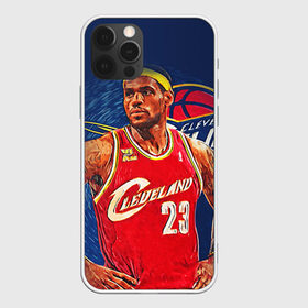 Чехол для iPhone 12 Pro Max с принтом LeBron James , Силикон |  | cleveland cavaliers | lebron james | nba. | баскетбол | баскетболист | джеймс леброн | кливленд кавальерс | нба