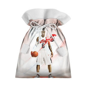 Подарочный 3D мешок с принтом LeBron James , 100% полиэстер | Размер: 29*39 см | cleveland cavaliers | lebron james | nba. | баскетбол | баскетболист | джеймс леброн | кливленд кавальерс | нба