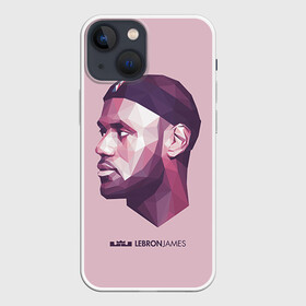Чехол для iPhone 13 mini с принтом LeBron James ,  |  | cleveland cavaliers | lebron james | nba. | баскетбол | баскетболист | джеймс леброн | кливленд кавальерс | нба