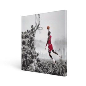 Холст квадратный с принтом Michael Jordan , 100% ПВХ |  | chicago bulls | michael jeffrey jordan | nba. | баскетбол | баскетболист | вашингтон уизардс | майкл джордан | нба | чикаго | чикаго буллз