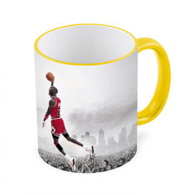 Кружка 3D с принтом Michael Jordan , керамика | ёмкость 330 мл | chicago bulls | michael jeffrey jordan | nba. | баскетбол | баскетболист | вашингтон уизардс | майкл джордан | нба | чикаго | чикаго буллз