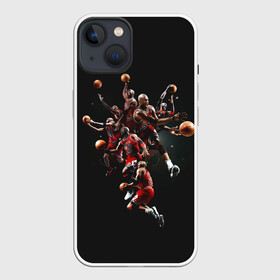 Чехол для iPhone 13 с принтом Michael Jordan ,  |  | Тематика изображения на принте: chicago bulls | michael jeffrey jordan | nba. | баскетбол | баскетболист | вашингтон уизардс | майкл джордан | нба | чикаго | чикаго буллз