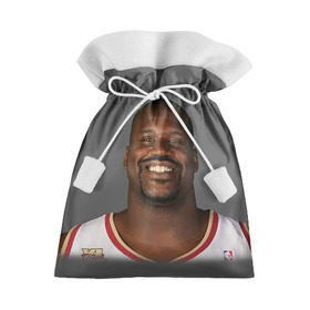 Подарочный 3D мешок с принтом Shaquille O`Neal , 100% полиэстер | Размер: 29*39 см | Тематика изображения на принте: shaquille oneal | баскетболист | нба | шакил онил