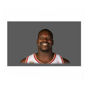 Бумага для упаковки 3D с принтом Shaquille O`Neal , пластик и полированная сталь | круглая форма, металлическое крепление в виде кольца | shaquille oneal | баскетболист | нба | шакил онил