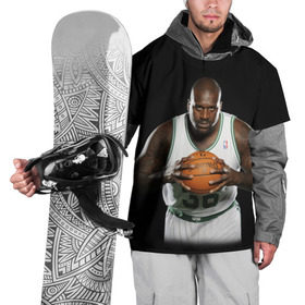 Накидка на куртку 3D с принтом Shaquille O`Neal , 100% полиэстер |  | Тематика изображения на принте: shaquille oneal | баскетболист | нба | шакил онил