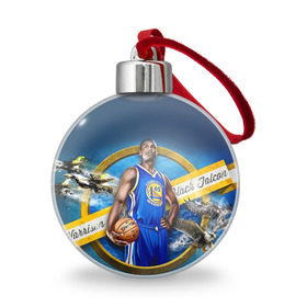 Ёлочный шар с принтом Баскетболист , Пластик | Диаметр: 77 мм | Тематика изображения на принте: nba | баскетбол | баскетболист | нба
