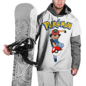 Накидка на куртку 3D с принтом Pokemon / Ash Ketchum , 100% полиэстер |  | go | pokemon | го | игра | мультфильм | покемон | эш кетчум