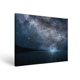 Холст прямоугольный с принтом Звездное небо , 100% ПВХ |  | Тематика изображения на принте: вселенная | галактика | звезды | небо | ночь