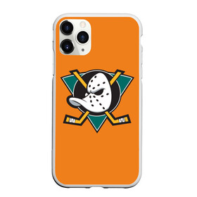 Чехол для iPhone 11 Pro матовый с принтом Анахайм , Силикон |  | anaheim | ducks | nhl | дакс | нхл | хоккей