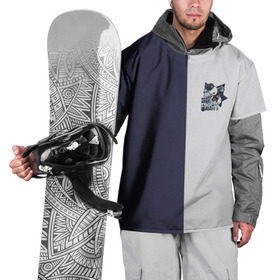 Накидка на куртку 3D с принтом Stay Frosty 2 , 100% полиэстер |  | Тематика изображения на принте: community stickers | counter strike | cs | cs go | будь начеку | снеговик