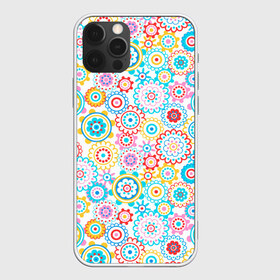 Чехол для iPhone 12 Pro Max с принтом Нежный узор , Силикон |  | линии | орнамент | прикольные картинки | узор | цвет | цветы
