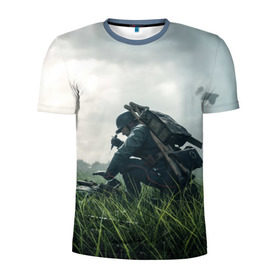Мужская футболка 3D спортивная с принтом BATTLEFIELD 1 , 100% полиэстер с улучшенными характеристиками | приталенный силуэт, круглая горловина, широкие плечи, сужается к линии бедра | battlefield 1 | батлфилд 1