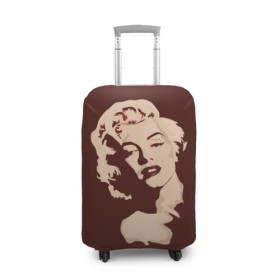 Чехол для чемодана 3D с принтом Мэрилин Монро , 86% полиэфир, 14% спандекс | двустороннее нанесение принта, прорези для ручек и колес | marilyn monroe | звезда | киноактриса | мэрилин монро